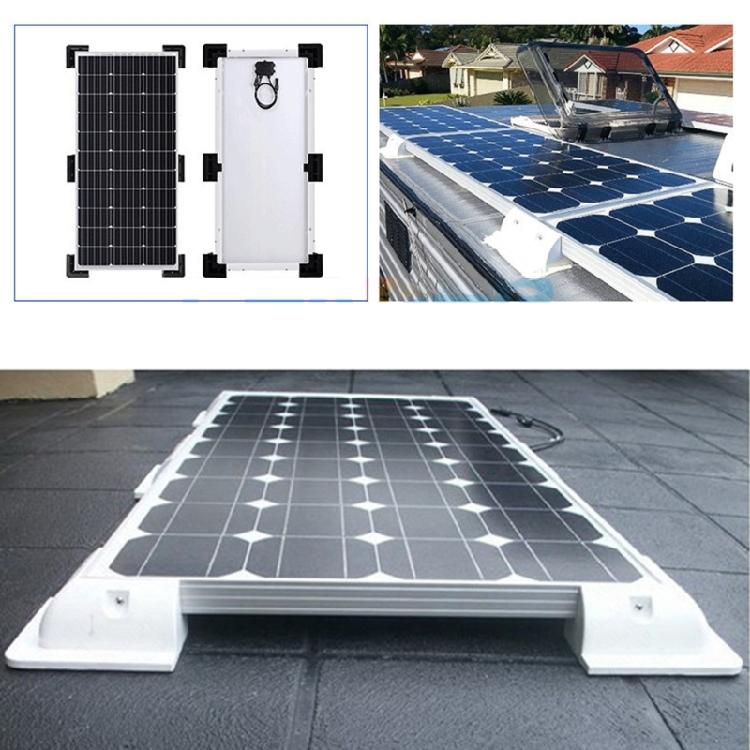 No Drill Solar Panel Mount Brackets Kit ABS Corner Bracket Kit Easy Installation
