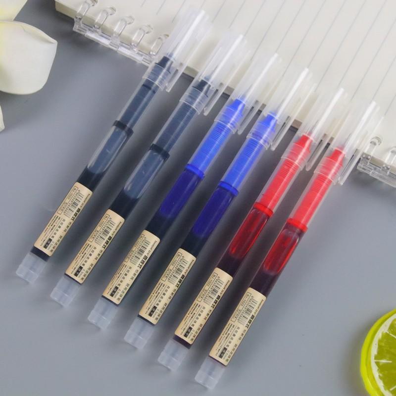 Direct Liquid Ballpoint Pen Quick Drying Neutral Pen Large Capacity Student Question Brush Creative Stationery Office Signature Pen