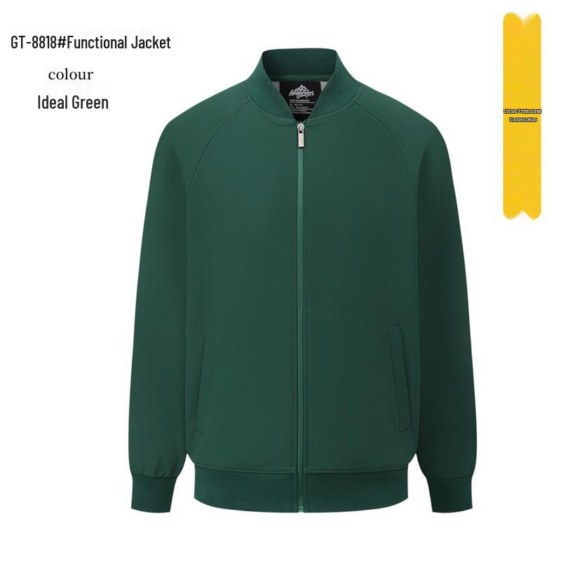 NIO Autumn Team Jacket - Custom Logo, Unisex Baseball Collar, Lightweight Workwear Large