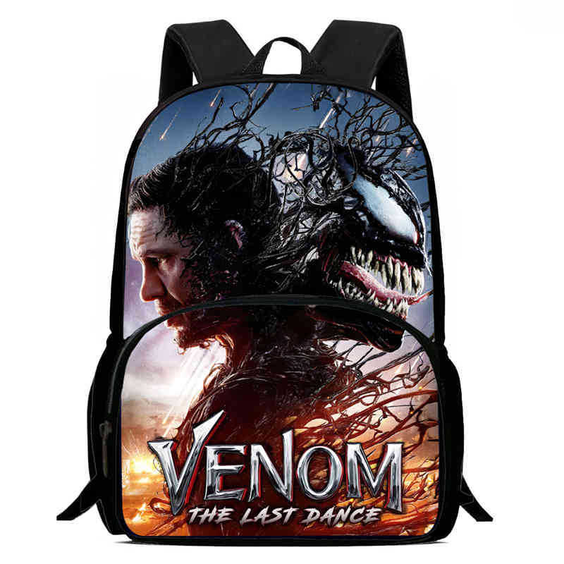 Venom 3 After a Dance Anime Backpack Student School Bag Computer Bag