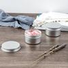 New Round Aluminum Tin Can Aluminum Screw Lid Metal Storage Jar 50ML Capacity 80ML Capacity Aluminum Container for Spices
