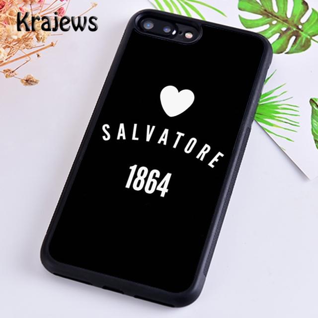 Krajews The Vampire Diaries Phone Case Cover For iPhone 17 Air 16 15 14 Plus 12 13 Pro Max Coque Shell Fundas