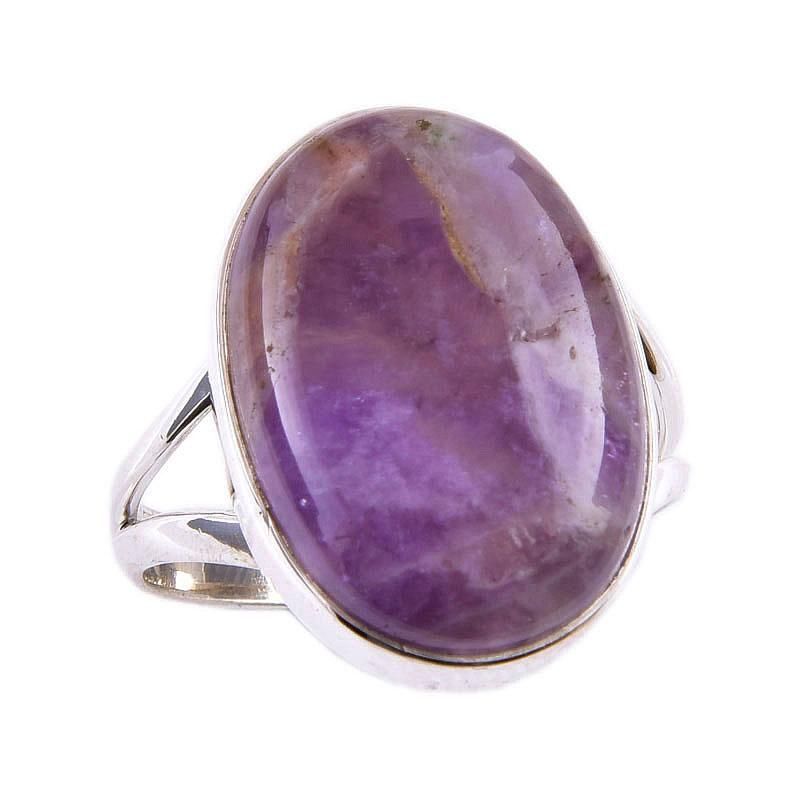 Natural Tiffany Stone Gemstone 925 Solid Sterling Silver Jewelry Ring S.8 G3t16