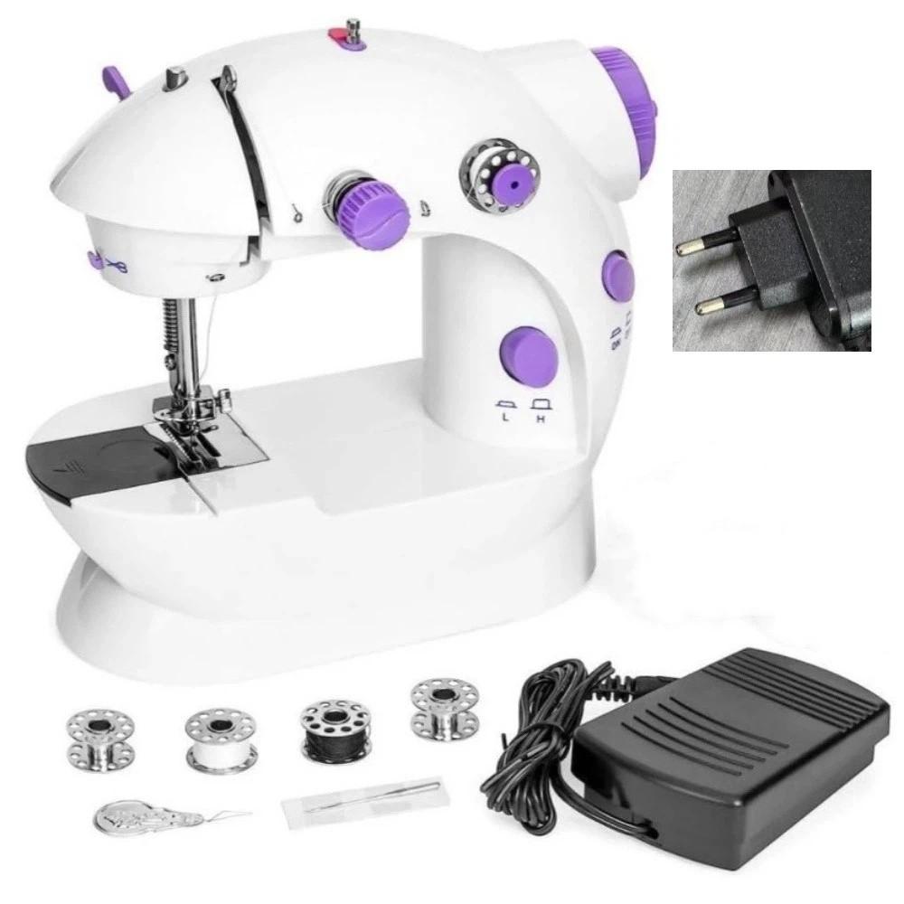LED Light Electric Sewing Machine Dual Speed Portable Sewing Machine Mini Sewing Machine Beginners