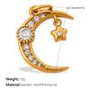 Yori 2Pcs Heart Star Moon Eiffel Tower Cross Elements Making Earrings Necklace Bracelet Jewelry Material Making Accessories
