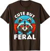Colorful Racoon With Sunglasses Racoon Cute But Unisex T-Shirt