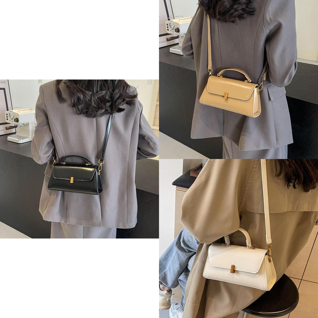 Retro High-end Underarm Envelope Bag Charming Women's Bag Street Style Pu Material