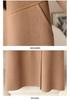 Women's Casual 10% Cashmere Wool Blend Coat - Spring 2026 Korean High-End Double-Faced Wool