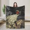 Korns Rock Band Music Flannel Throw Blanket Heavy Metal for Bedding Throws Knitted Blanket Outdoor Warm Multifunction