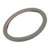 Car Steering Wheel Cover 15in Universal Fit Artificial Leather Protector for ModificationGrey