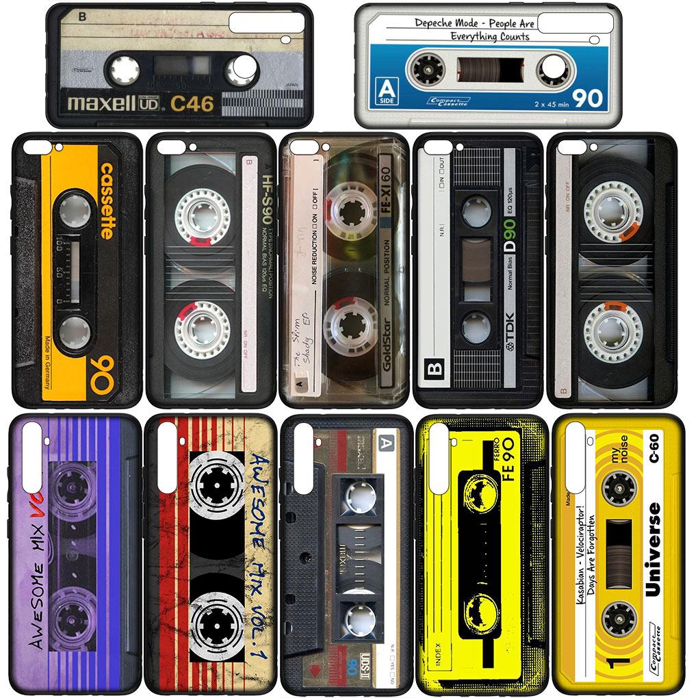 Cassette Tape Soft Phone Cover for Xiaomi Redmi Note 13 13C A3 A3X Mi POCO F6 F5 Pro C65 C55 C50 C51 Silicone Case