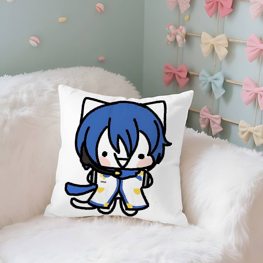 Virtual Singer A-Akita N-Neru Case Plush Fabric Soft Pillowcase Double Sided Print Cushion Cover Household Gifts