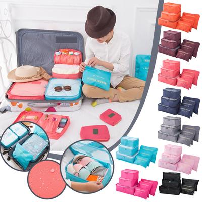 Koffer-Organizer, Reise-Kleidertaschen, 6 Stück, wasserdichte Aufbewahrungstasche