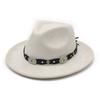 Vintage Western Cowboy Hat New Curled Suede Top Hat Tibetan Couple Gentleman Hat Jazz Hat