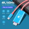 ENKAY HAT PRINCE 2m Type-C to HDMI 4K 60Hz+PD 100W HD Cable for Nintendo Switch Adapter Cord