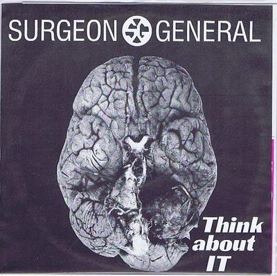 7inch Record SURGEON GENERAL - Think About It HR16 Headache Record 1992 US Rock Used