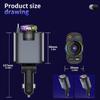 Retractable Car Charger with Aromatherapy 180-Degree Adjustable Design Universal 5-in-1 USB-C Car Charger Essential Oil Diffuser Car Accessories