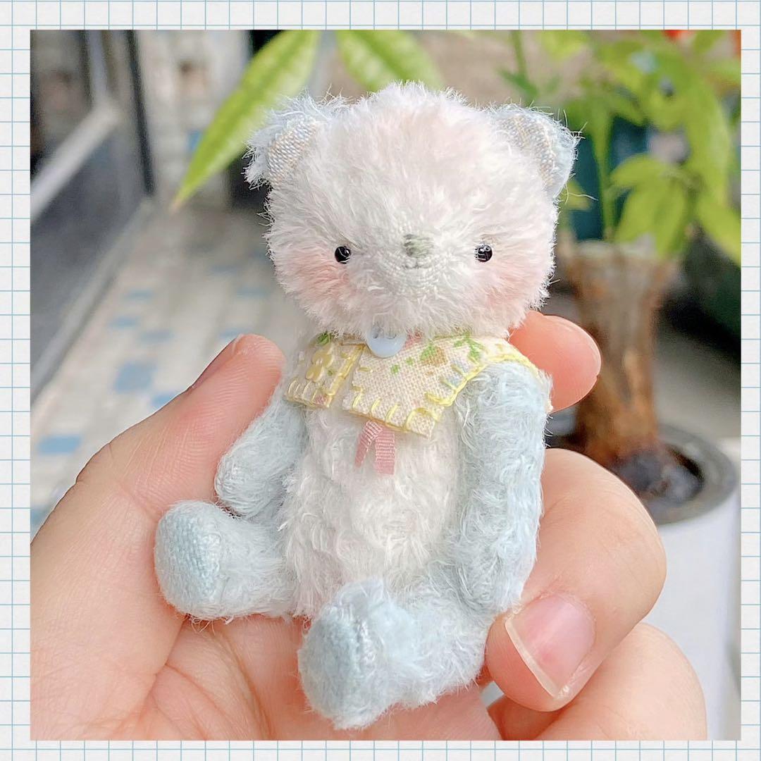 

[USED] Artist Bear, Overseas Artist, Sky Blue Baby Bear, Teddy Bear