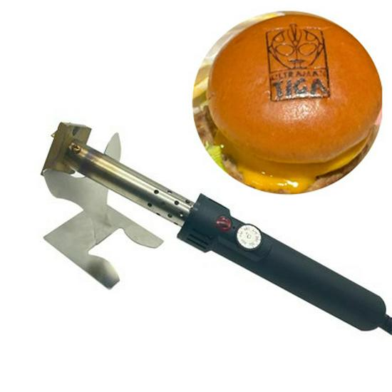 Adjustable 500W Handheld Copper Mold Branding Machine for Wood, Hamburger, and Coconut Stamping