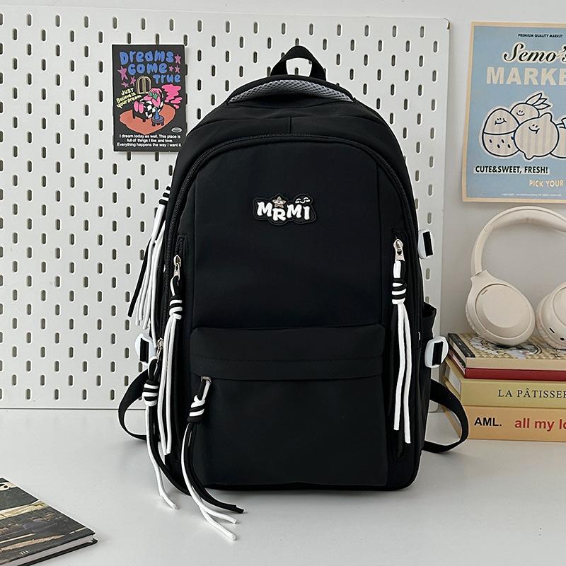 

Школьный рюкзак для старшеклассников, большой вместимости, универсальный и милый школьный рюкзак, нишевый инс-ветер, легкий, простой и повседневный, высокой ценности