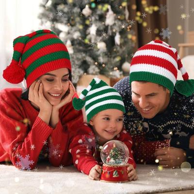 Christmas Hat Santa Costume Style Festive Beanie for Outdoor Activities Holiday Party Decoration and Christmas Gifts for Family