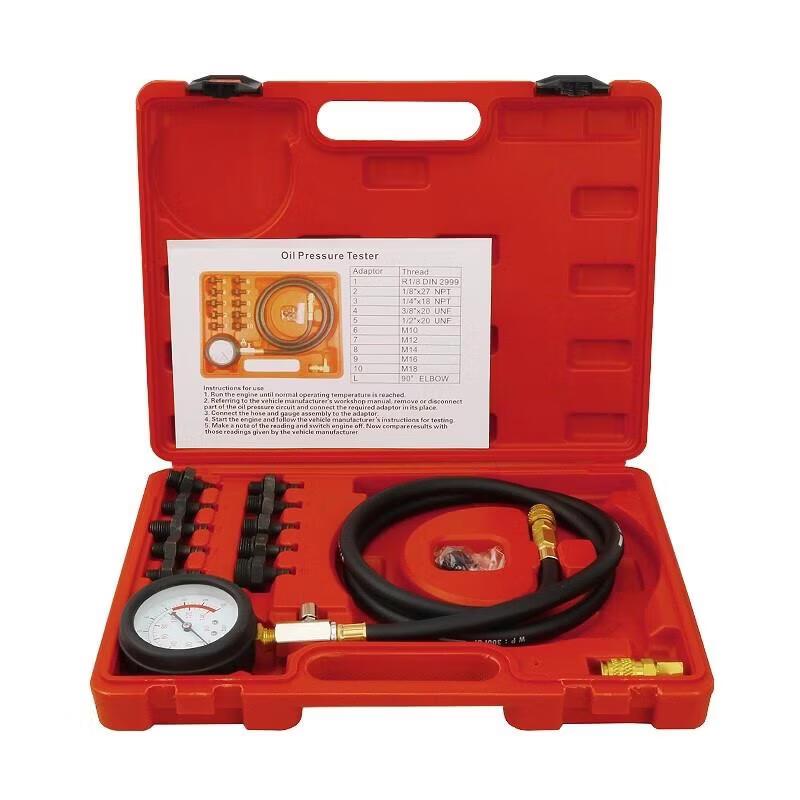 Automotive Engine Oil and Fuel Pressure Tester