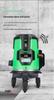 High-Precision Outdoor Laser Level with Infrared, Green, and Blue High-Brightness Beams - 2, 3, and 5-Line Automatic Leveling