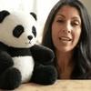 Panda Plush Doll Realistic Tabletop Pandas Plush Toy Cute Stuffed Animal Doll Collectible Home Decoration for Men Women Adults