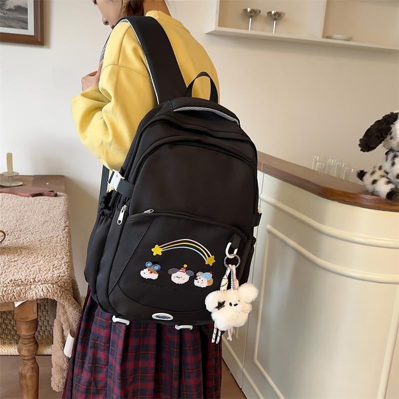 Cartoon Student Schoolbag Women's Lightweight Backpack
