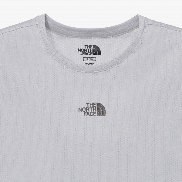 The North Face Women S Ventrunner Short Sleeve Round Tee Ice Gray Nt7ur35k
