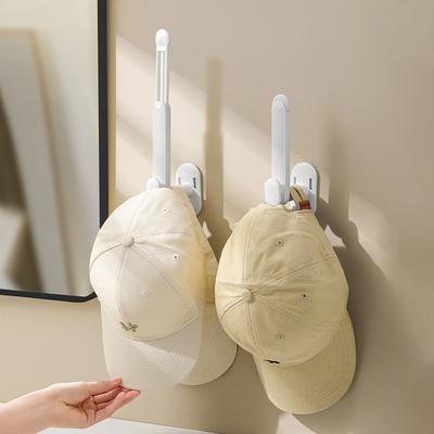 1 Stück L-förmiger, skalierbarer, stanzfreier Haken für Mäntel, Hüte, Handtücher, Kleidung, Küchenregalrolle, Badezimmerhaken