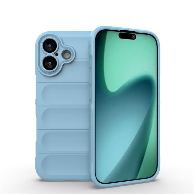 For iPhone 17 Case For iPhone 17 Air iPhone 17 Pro Max Cover Funda Shockproof Anti-fingerprint Protective TPU Phone Back Cover