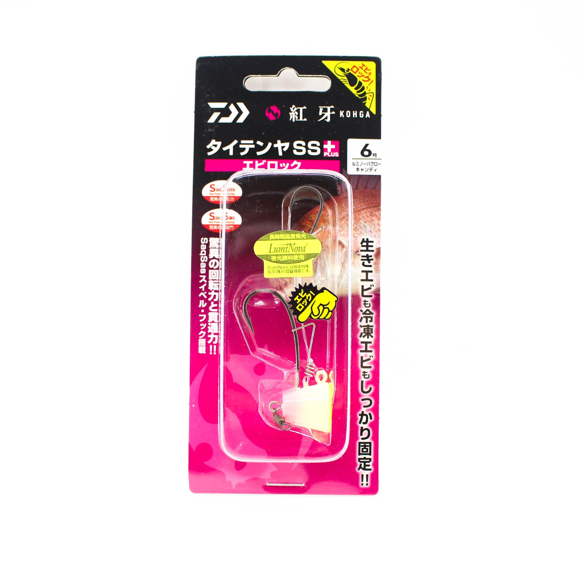 

Распродажа Daiwa Kabura SS+ Tenya Jig, размер 6 Luminova Gold Candy 002137