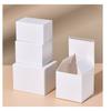 350g White Cardboard Packaging Box Universal Square Flat Box Empty Case for Perfume Gifts Multiple Purposes Easy To Fold Handmade Gift Cosmetic Boxes