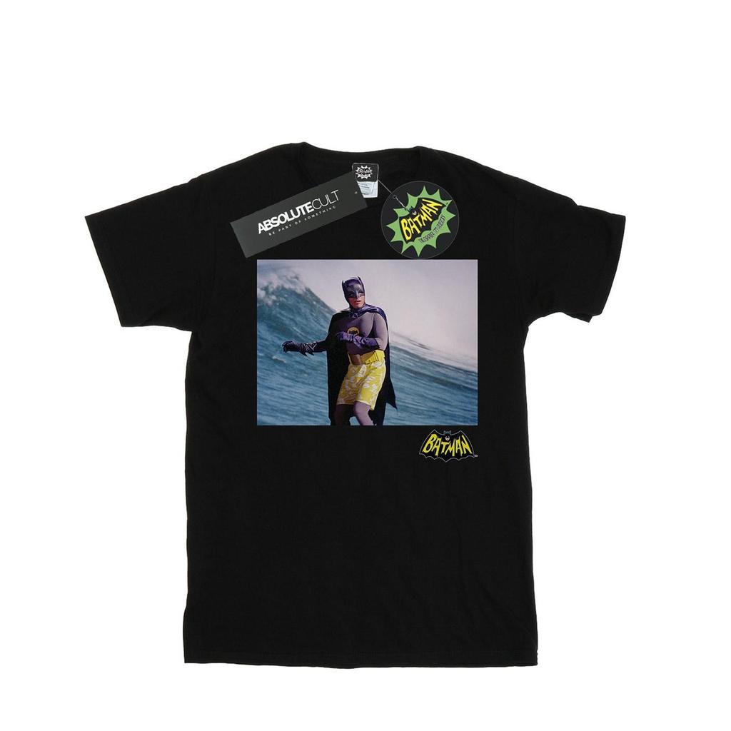DC Comics Boys Batman TV Series Surfing Logo T-Shirt