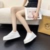 Fashion Explosion Muffin Platform White Shoes Women's 2025 Summer New Student Versatile Height Increase Casual Sports Shoes