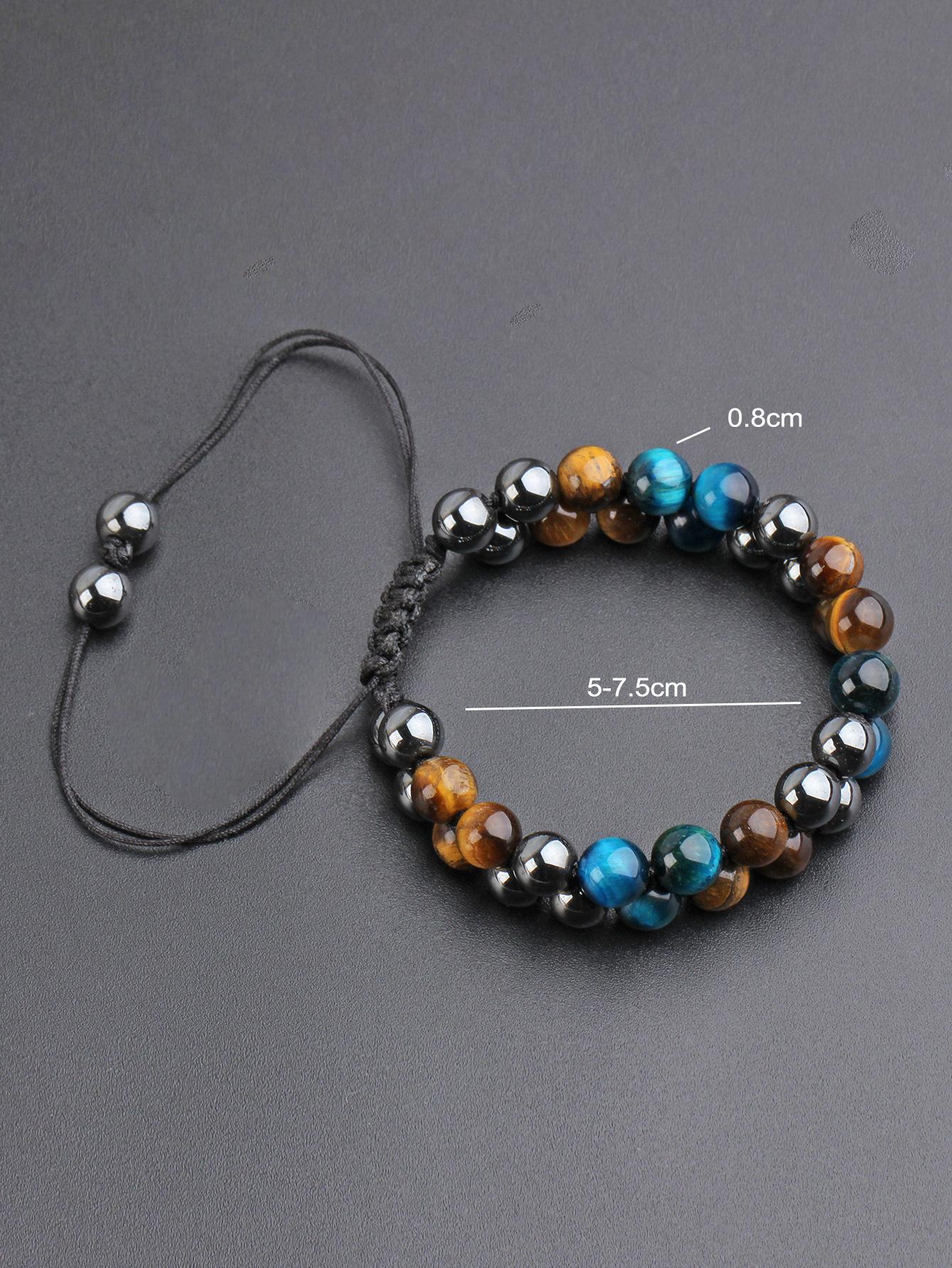 JYL TS Bracelet Yoga  Colorful Style Balances Energy And Joy Pure yellow tiger
