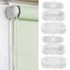 30/300PCS Clear Bead Chain Stops for Vertical Blinds Adjustable Curtain Chain Clips Replacement Parts