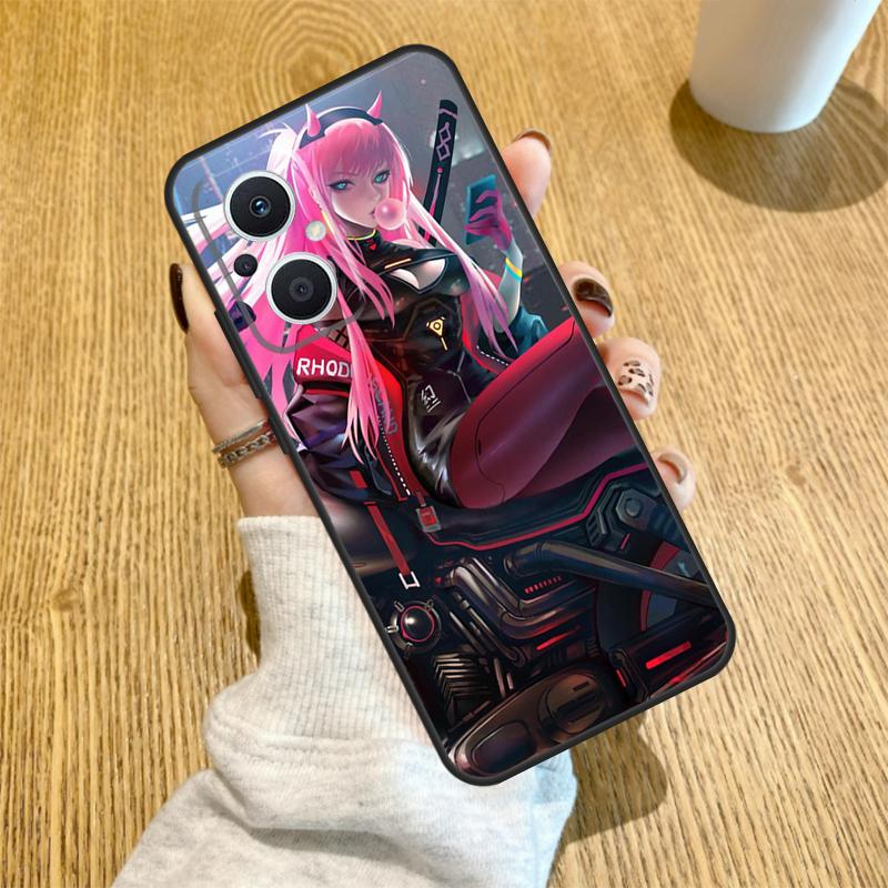 Motorradmädchen Anime Hülle Für OPPO Reno 14 F 10 11 12 13 Pro 13F 12F 11F 7 8 Lite OPPO Find X6 X5 X8 X9 Pro Hülle