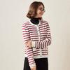 Women's Striped Cashmere Cardigan
