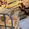 Hardwood Triangular Crane Outrigger Support Block
