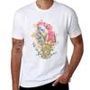 Australian Galah Couple  Floral Birds Tshirt Trendy Print Short Sleeve Tshirt