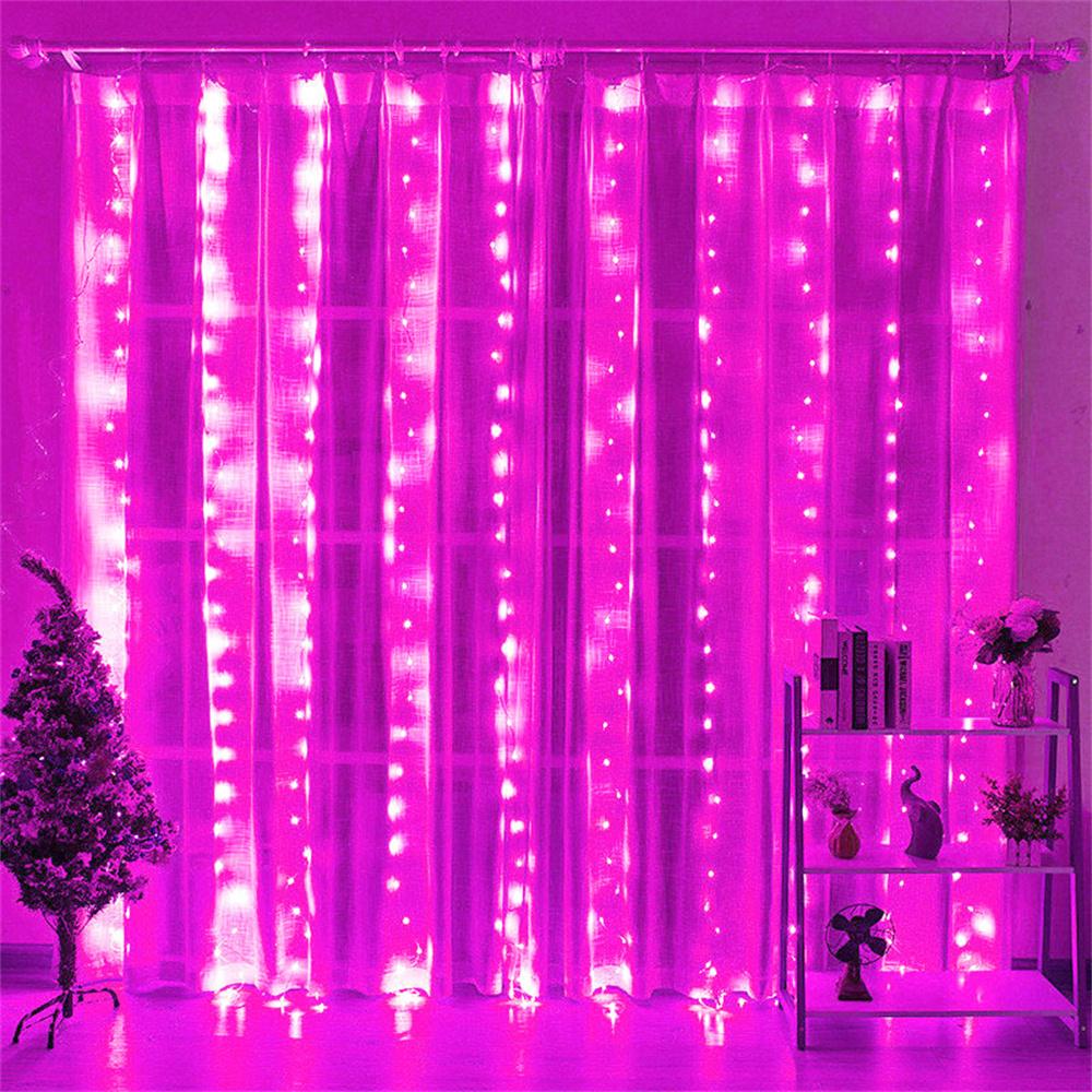 Curtain Garland On The Window USB Power Fairy Lights Festoon with Remote New Year Garland Led Lights Christmas Decoration