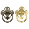 Brass Gate Handle with Vintage Aesthetic Simple Screw Installation for Front Doors and Interior Spaces in Your Home