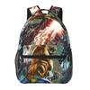 TEKKEN King Game Anime Backpacks Boys Girls Bookbag Children School Bags Cartoon Travel Rucksack Shoulder Bag Large Capacity