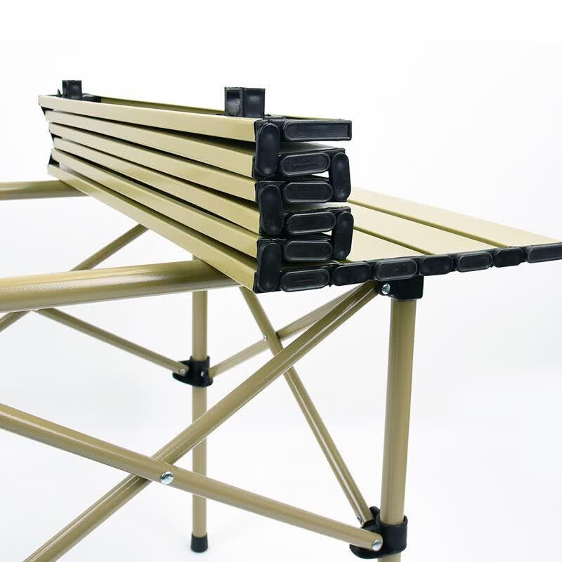 Seashore Folding Roll-Up Camping Table & Chair Set