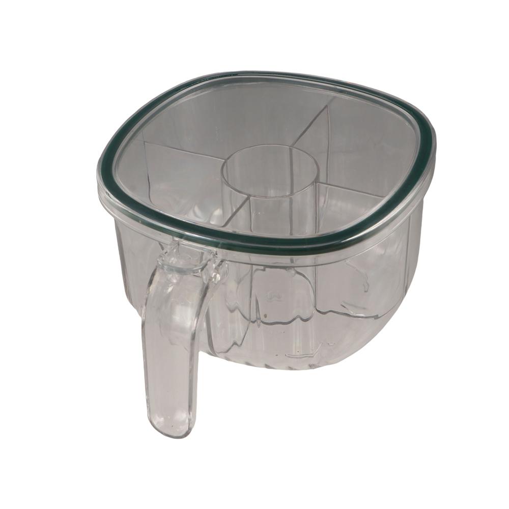 Sealed 4-compartment Seasoning Box Plastic Condiment Jar Durable Spice Storage Box  for Home