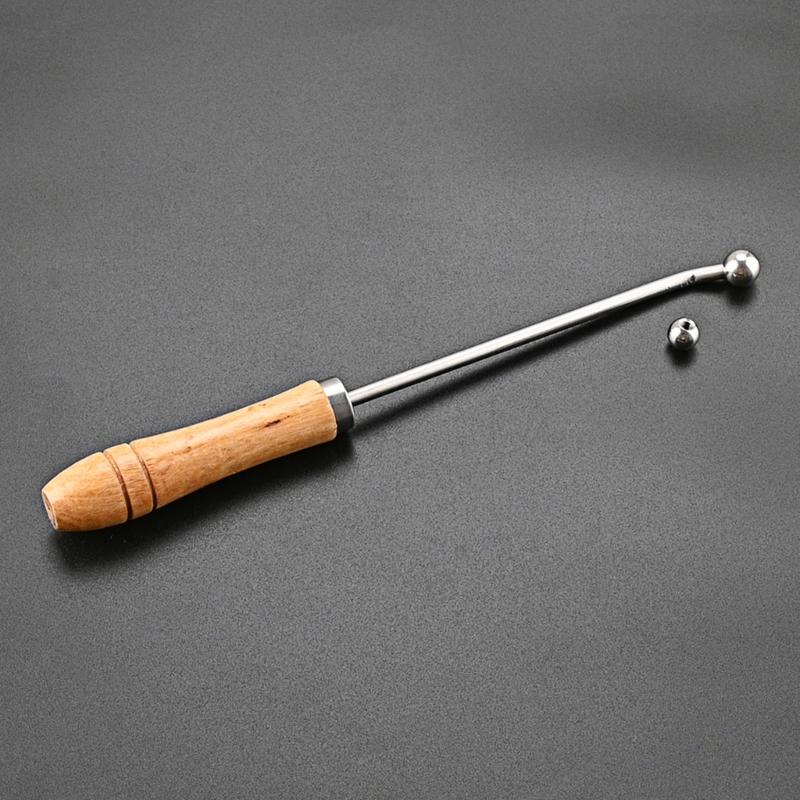 Professional Trumpet Repair Tool Elbow Maintenance With 2Metal Balls Accessories Wind Instrument Repair Parts 23x2.15cm
