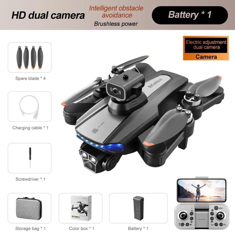 New Drone RG600 Pro 3-sided Obstacle Avoidance Brushless Motor Optical Flow Dual Camera HD Aerial Photography Remote Control Toy