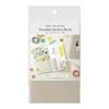 Midori Sticker Book with 20 34504006 Pocket, Gray, Pages,